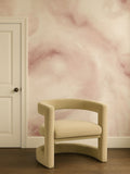 Clarke and Clarke Pink Elements Viento wallpaper sample A4 (British brand)