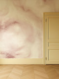 Clarke and Clarke Pink Elements Viento wallpaper sample A4 (British brand)