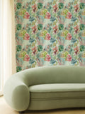 Clarke and Clarke Pink Elements Oceana A4 wallpaper sample (British brand)