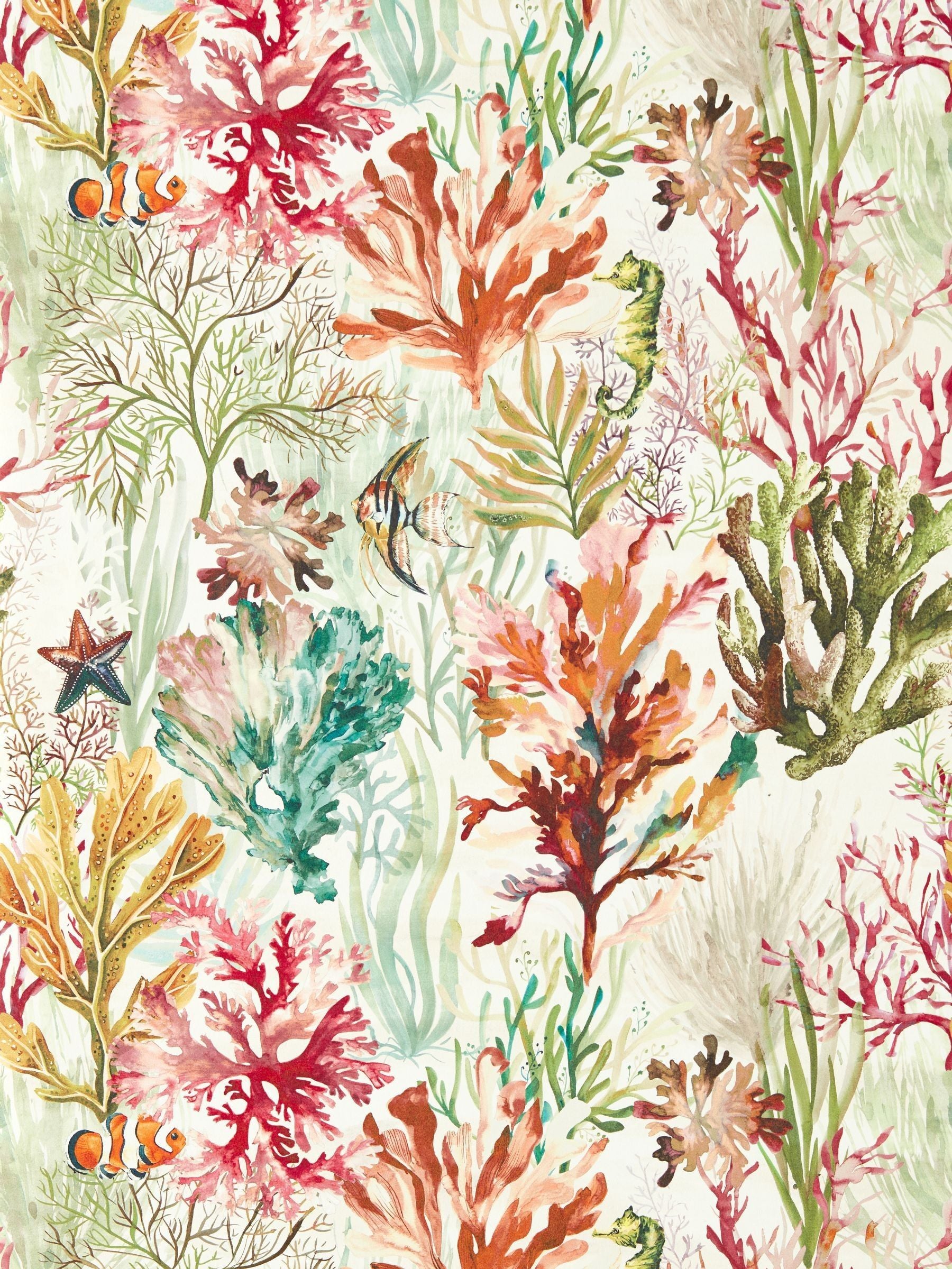 Clarke and Clarke Oceana wallpaper sample A4 (British brand)