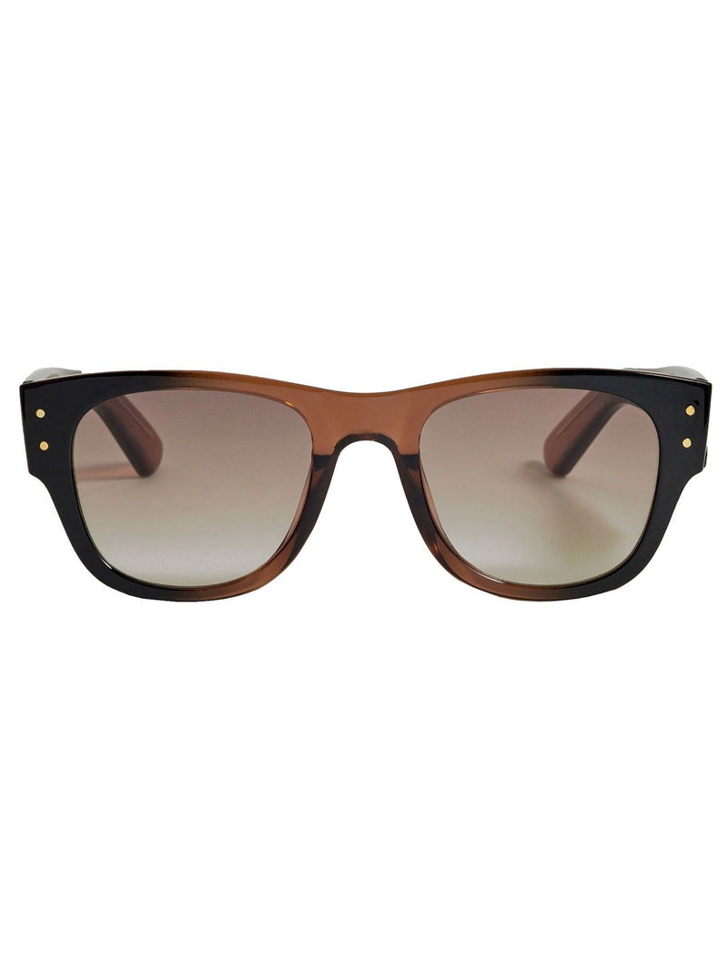 Estella Bartlett wayfarer sunglasses transparent brown, imported from the UK