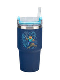 Paladone Minecraft insulated tumbler 600ml with straw (British brand)