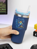 Paladone Minecraft insulated tumbler 600ml with straw (British brand)