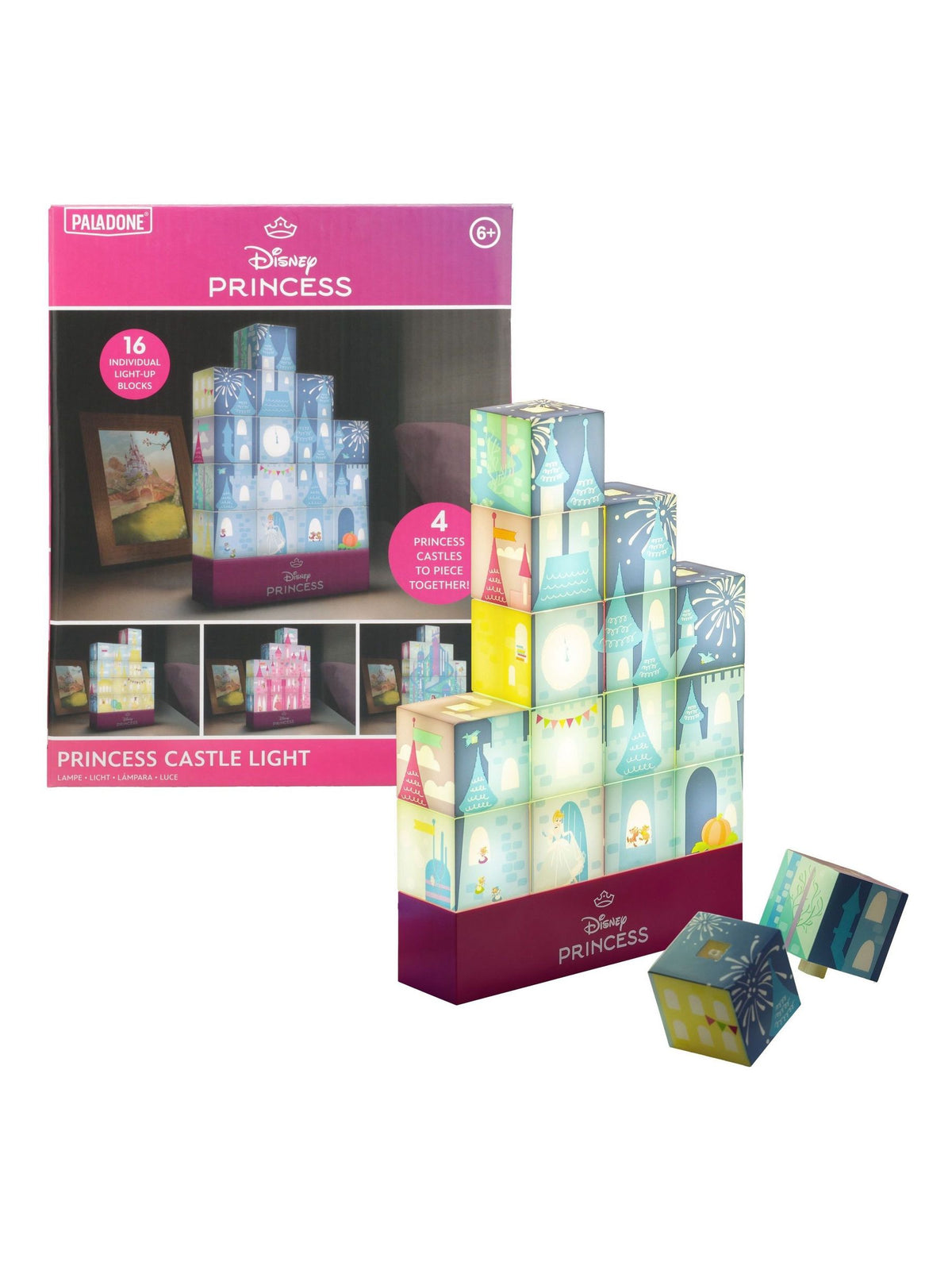 Paladone Disney princess castle block light - British product