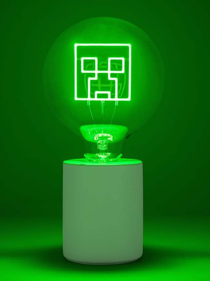 Paladone Minecraft Creeper LED neon bulb lamp - British product