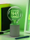 Paladone Minecraft Creeper LED neon bulb lamp - British product