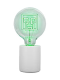 Paladone Minecraft Creeper LED neon bulb lamp - British product