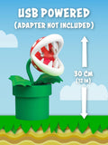Paladone Super Mario Piranha Plant desk lamp 33cm, UK version