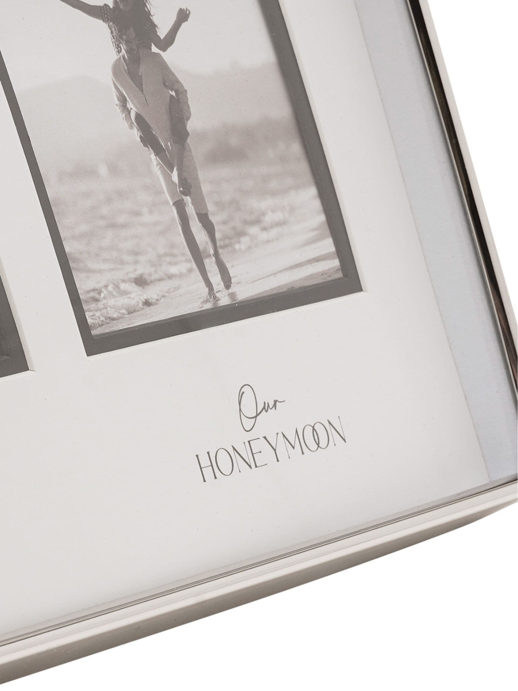 Widdop white triple photo frame 13.5cm, imported from the UK