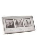 Widdop white triple photo frame 13.5cm, imported from the UK