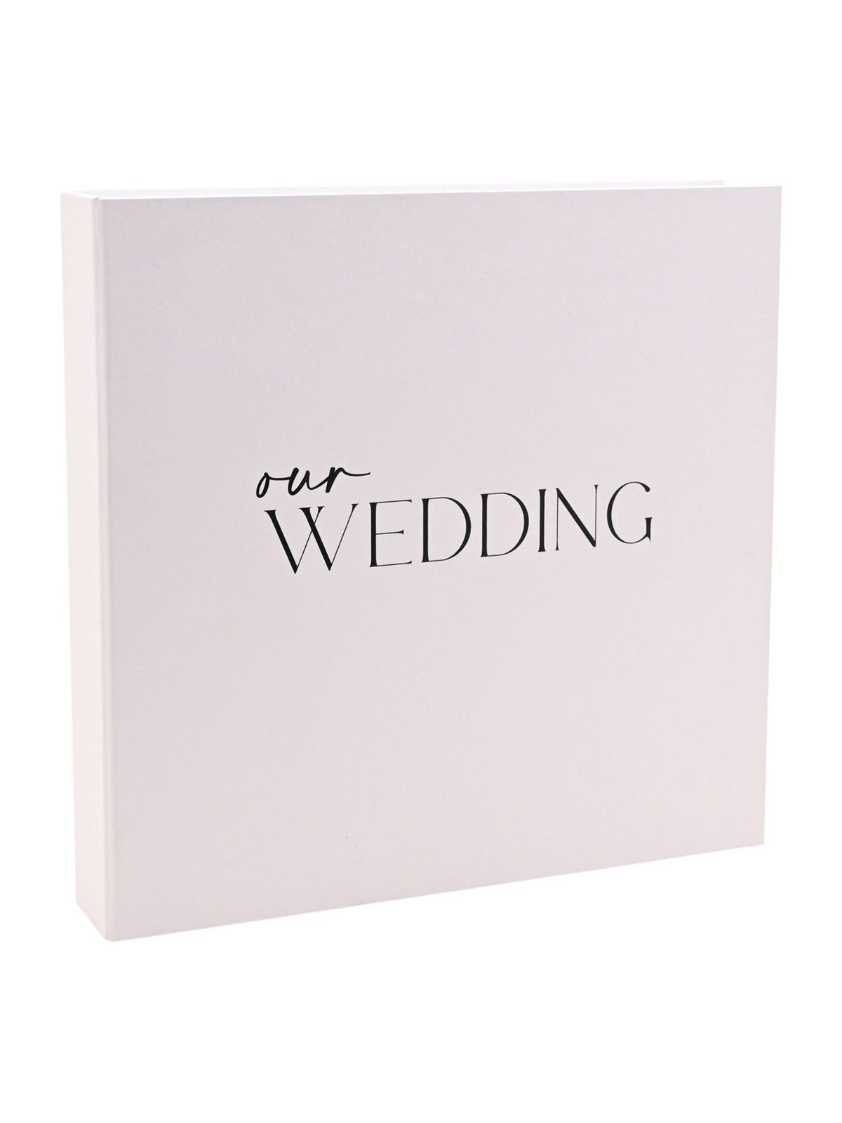 Widdop Our Wedding white coffee table book (British brand)
