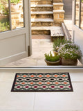 My Mat Green Retro Geo Earth doormat 50x75cm (British brand)