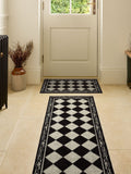My Mat Black Manor Tile Doormat 50x75cm - British product