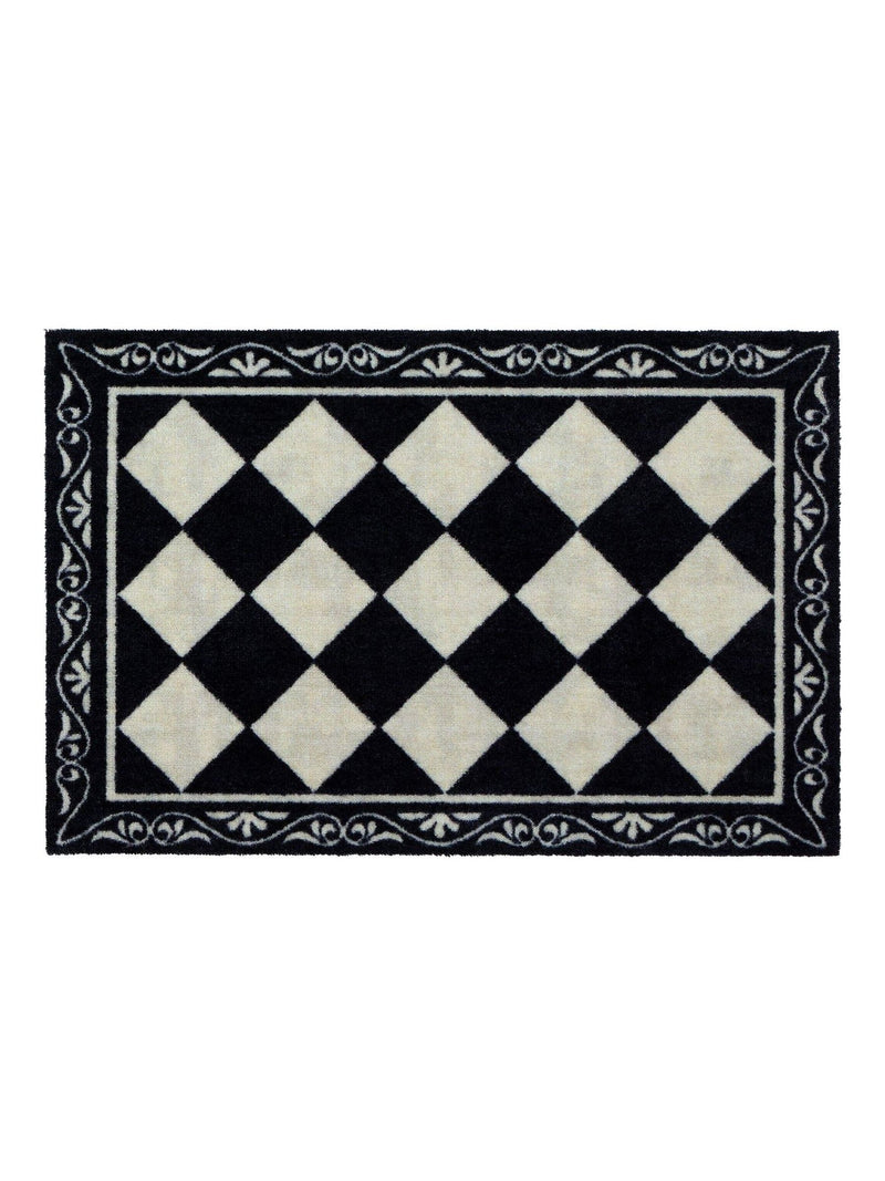 My Mat Black Manor Tile Doormat 50x75cm - British product