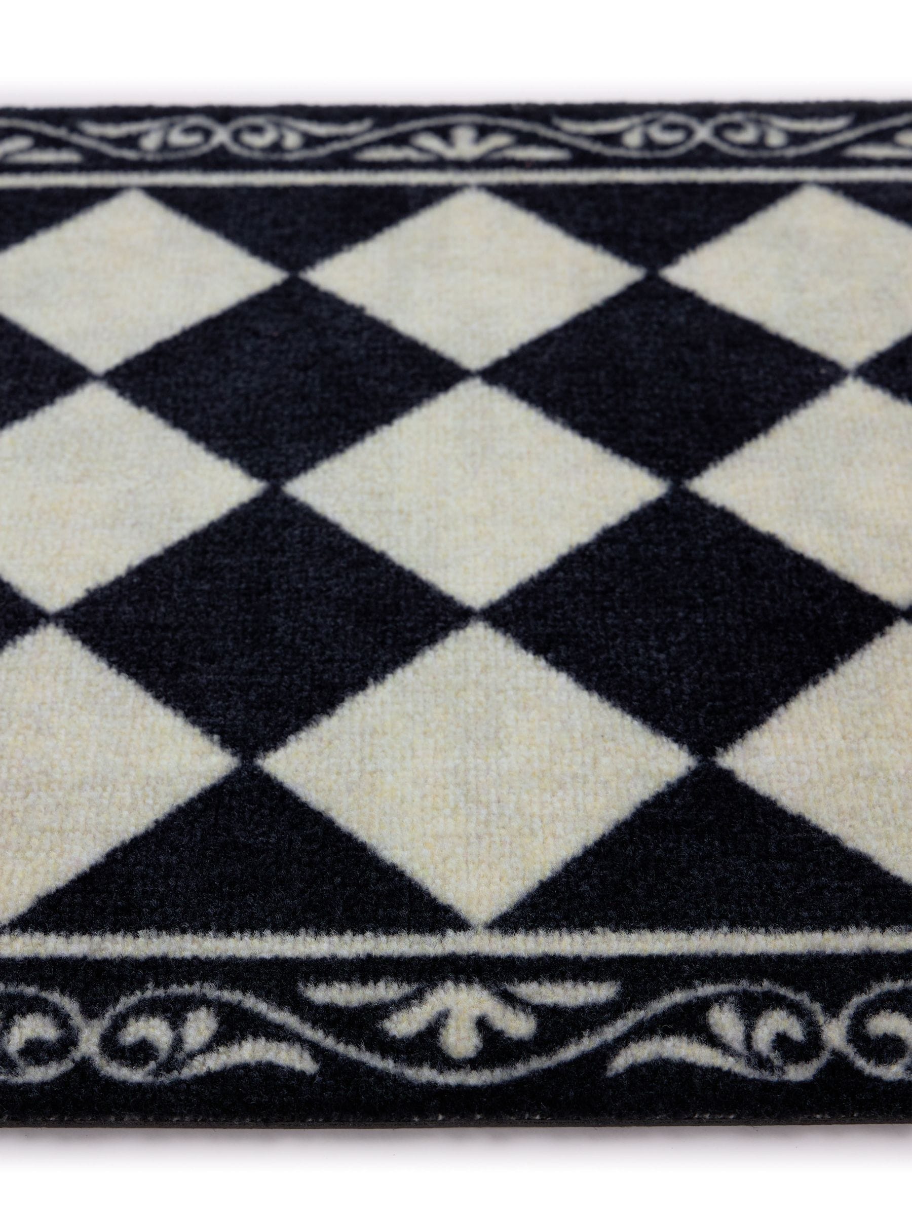 My Mat Black Manor Tile Doormat 50x75cm - British product