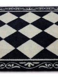 My Mat Black Manor Tile Doormat 50x75cm - British product