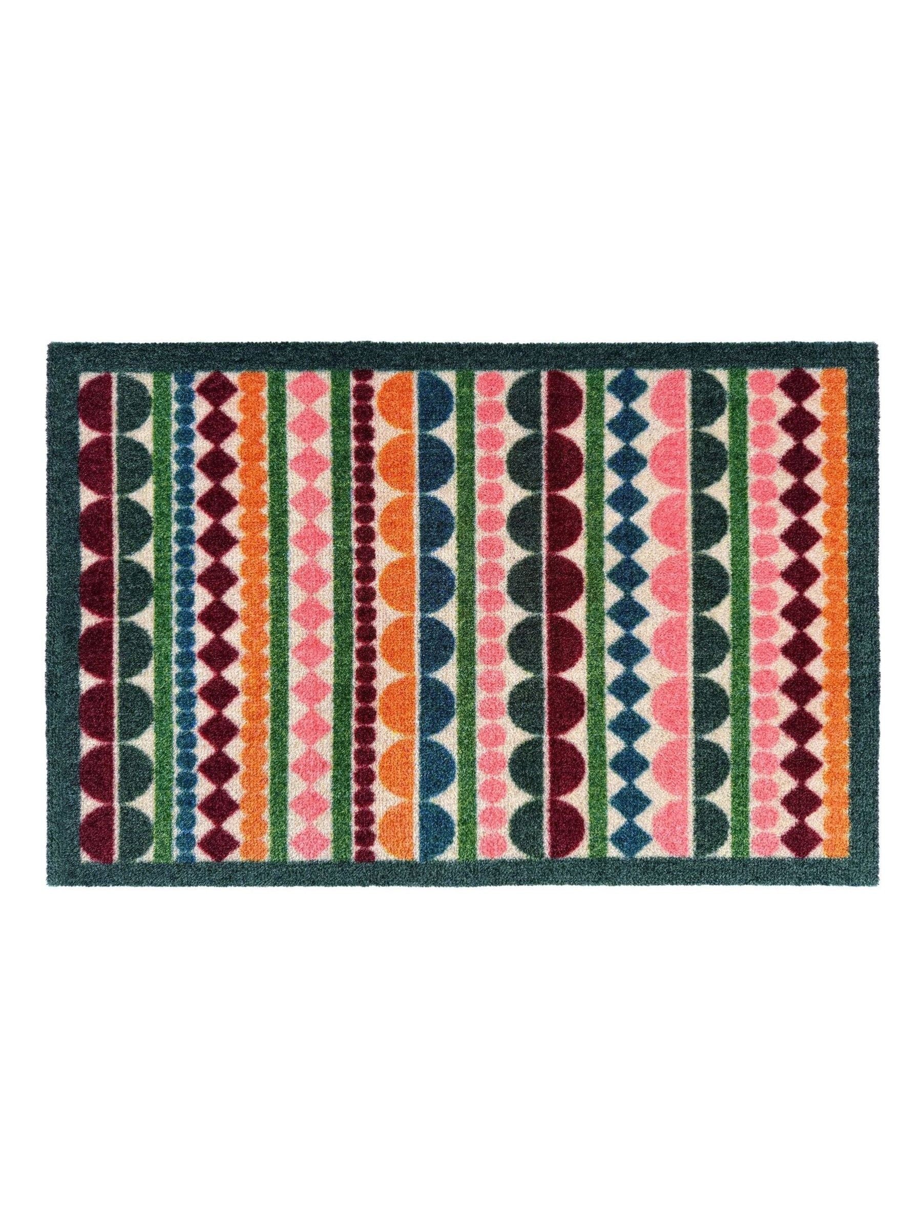 My Mat pink Carnival Stripe doormat 50x75 cm - British product