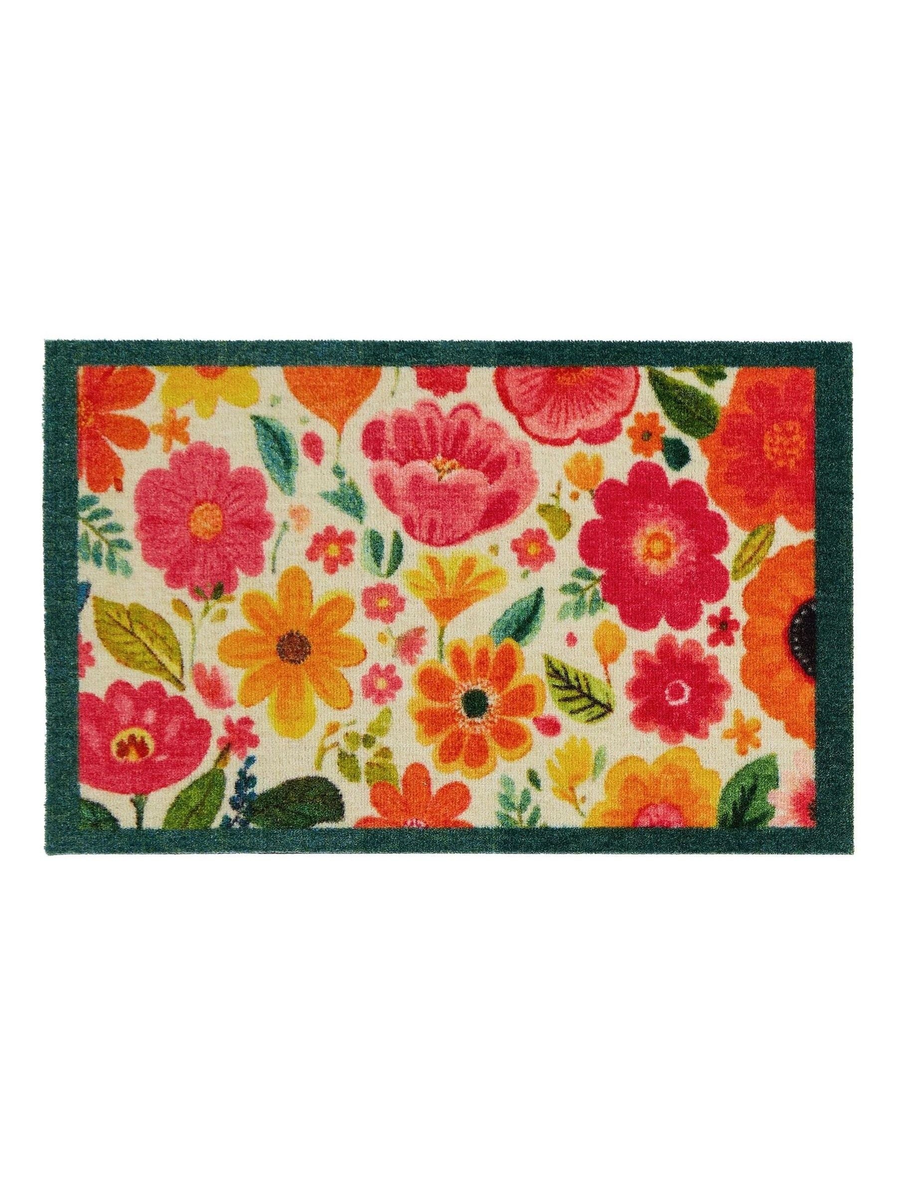 My Mat doormat Pink Bright Blooms 50x75 cm, imported from the UK