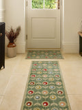 My Mat green multi floral doormat 50x75cm, imported from the UK