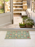 My Mat green multi floral doormat 50x75cm, imported from the UK