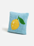 Oliver Bonas pink cherries tufted cushion cover 45x45cm - British product