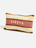 Oliver Bonas striped crochet cushion cover 30x50cm, UK version