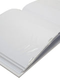 Widdop white textured photo album Mr & Mrs - British product