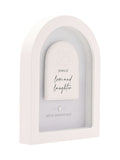 Widdop arch plaque silver anniversary 18cm (British brand)