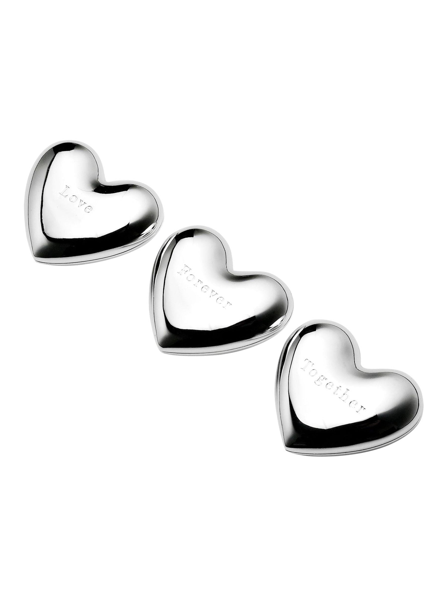 Widdop silver love charms gift set, imported from the UK