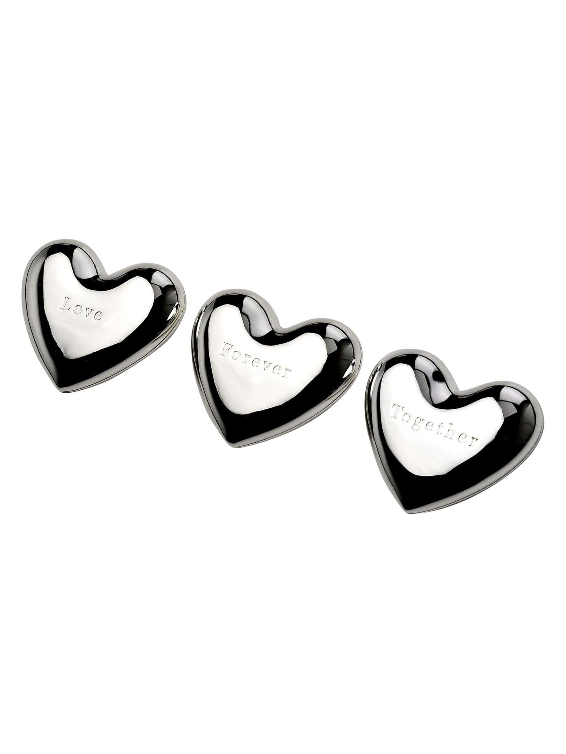 Widdop silver love charms gift set, imported from the UK