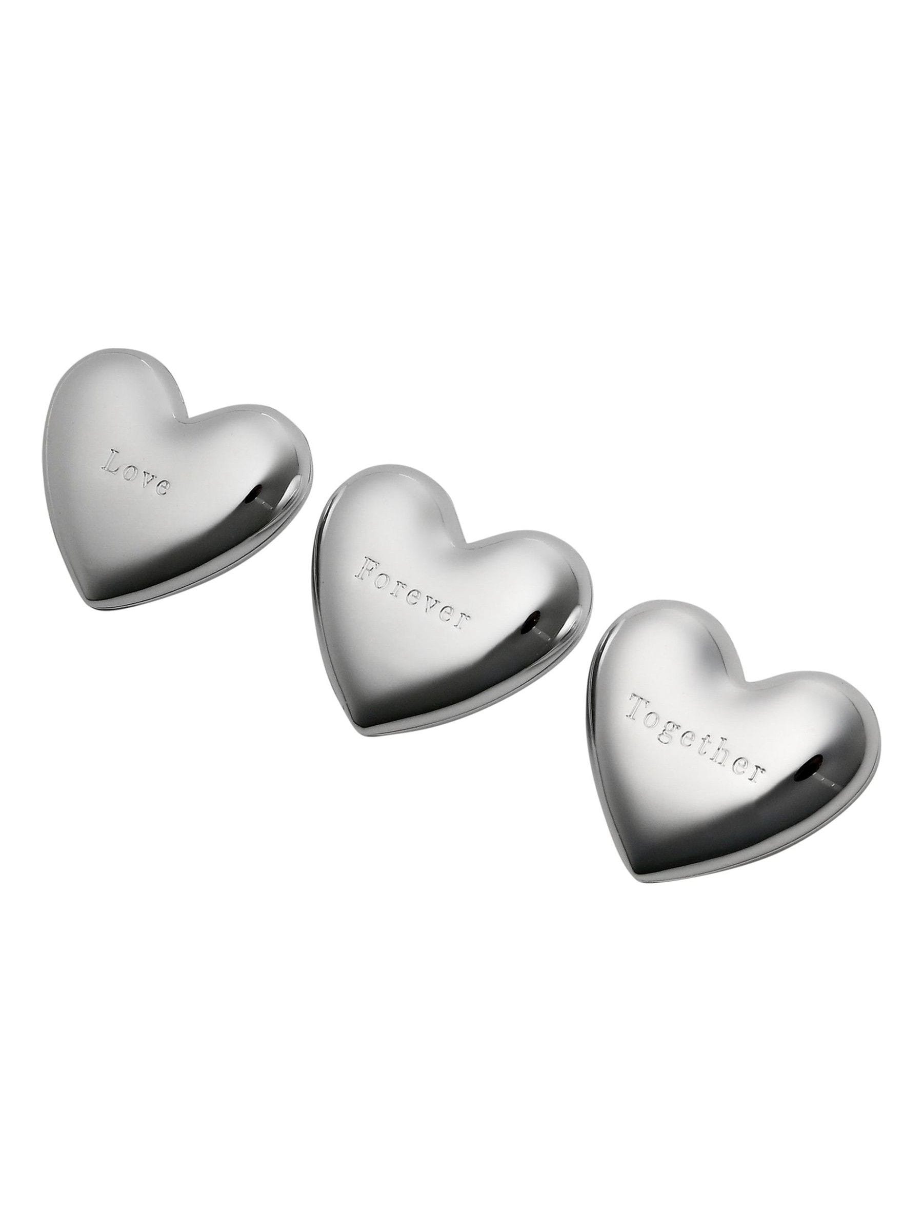 Widdop silver love charms gift set, imported from the UK