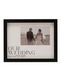 Widdop black wedding photo frame 6x4 British brand