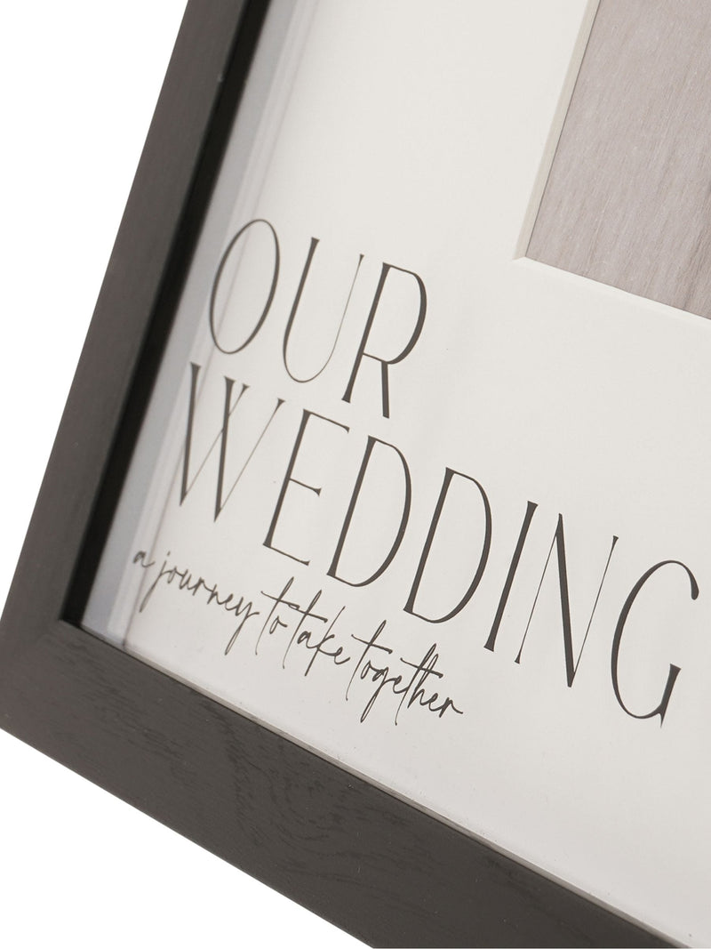 Widdop black wedding photo frame 6x4 British brand