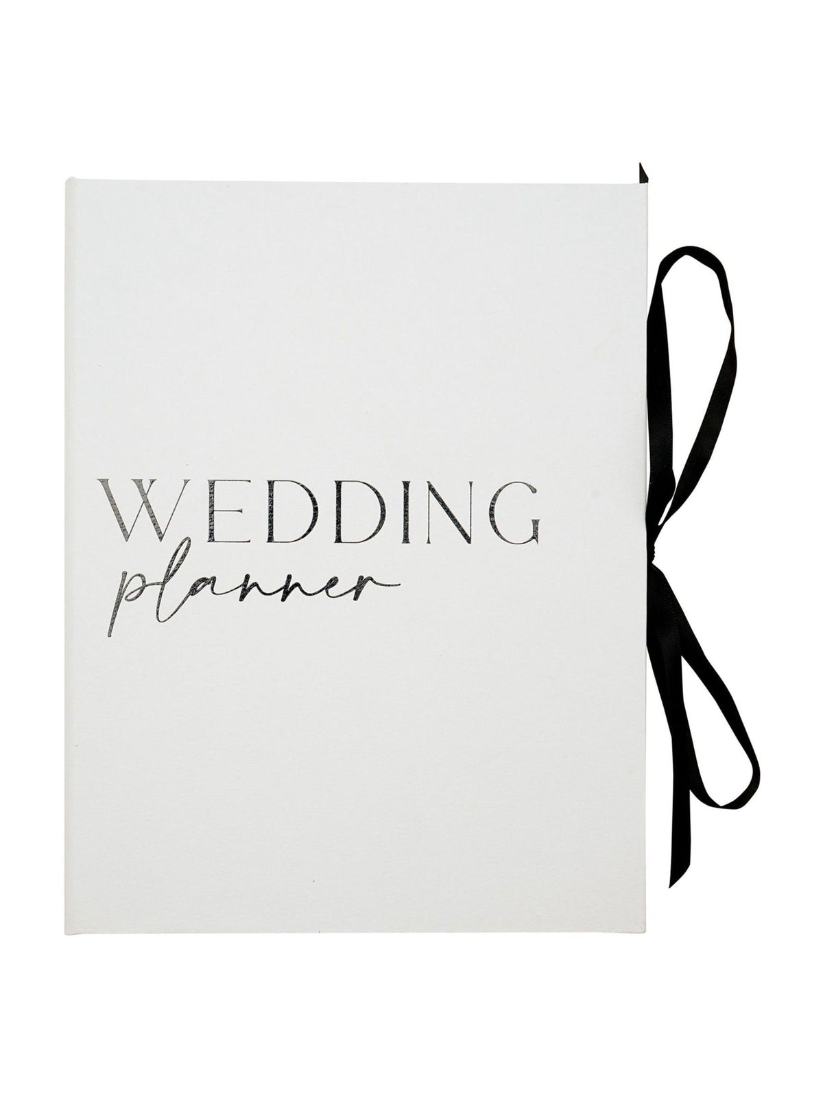 Widdop white textured wedding planner 21cm (British brand)