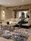 Hug Rug Natural Rafe Texture rug, machine washable, UK version