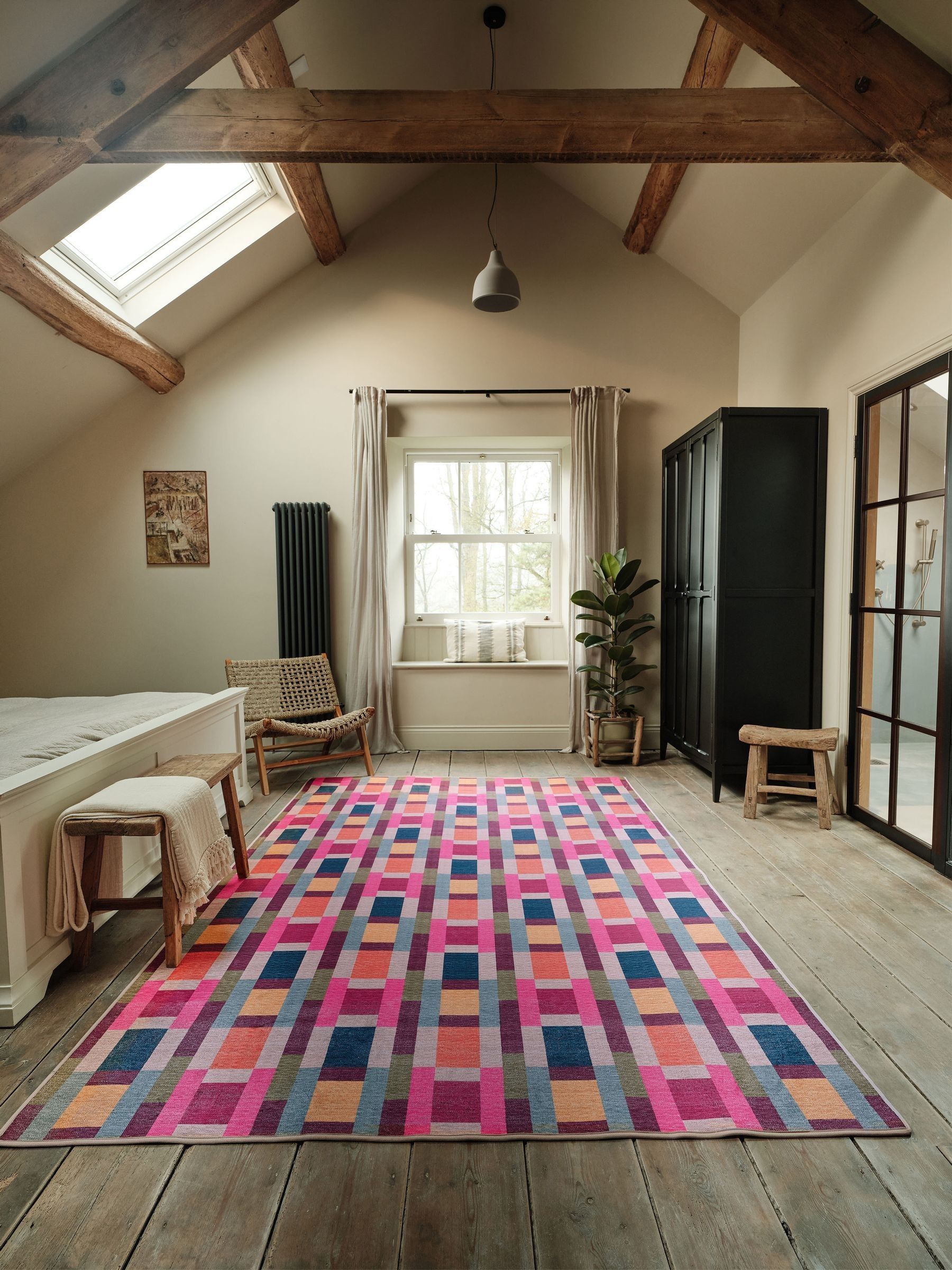 Hug Rug geometric rug 120x185 cm - British product