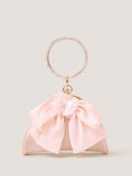 Monsoon pink sequin bow bangle bag, UK version