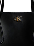 Calvin Klein black monogram tote bag, imported from the UK