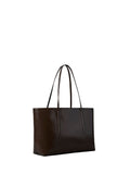 Calvin Klein brown glossy foil logo tote bag, imported from the UK
