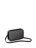 Calvin Klein brown logo jacquard crossbody camera bag - UK version