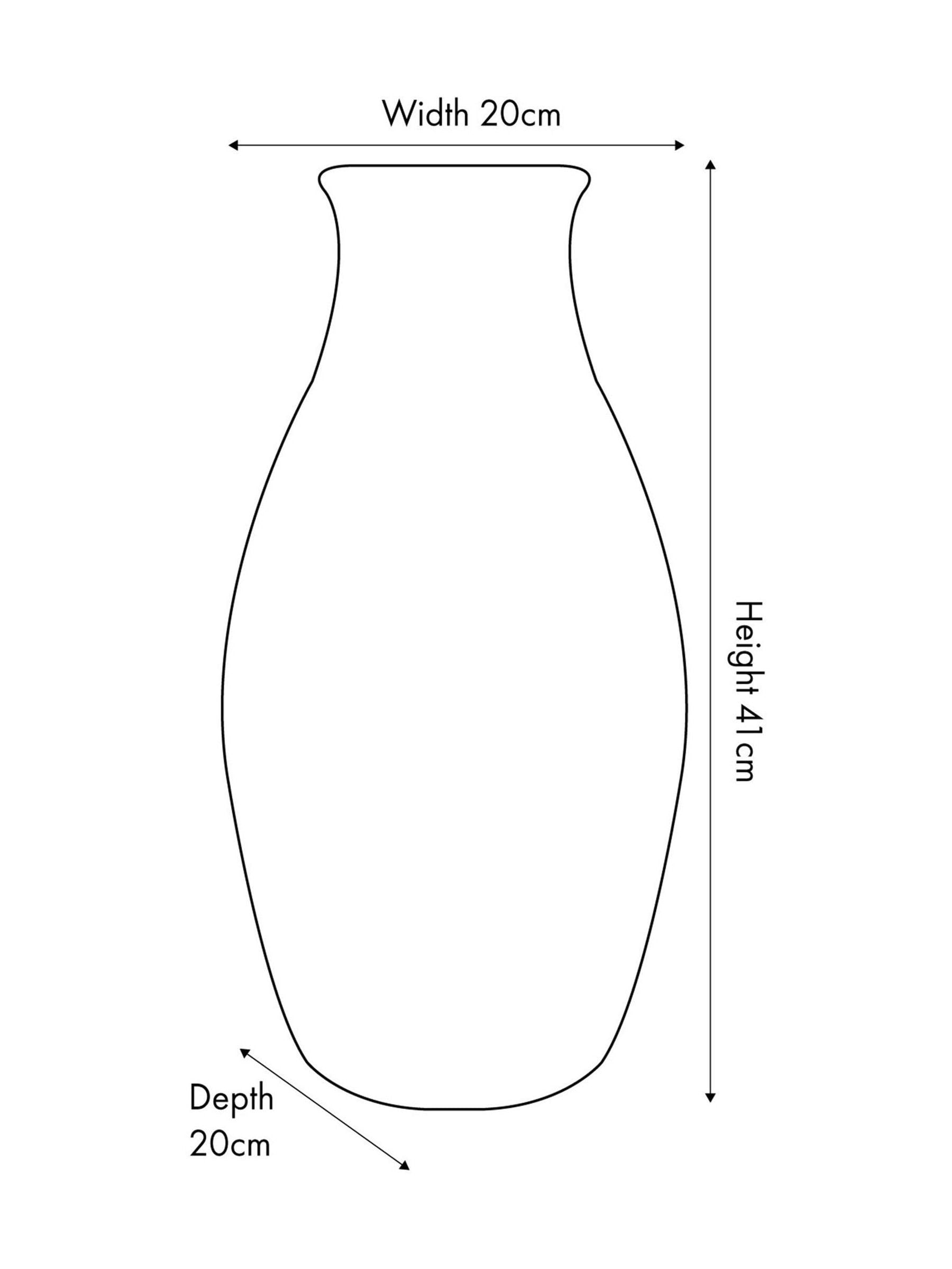 Pacific Eirene textured stoneware vase (British brand)