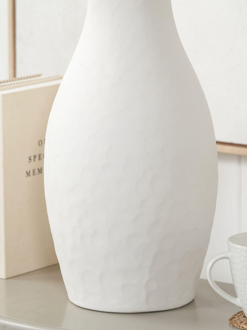 Pacific Eirene textured stoneware vase (British brand)