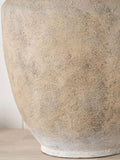 Pacific textured fibrestone decorative vase with handles 41cm (British brand)