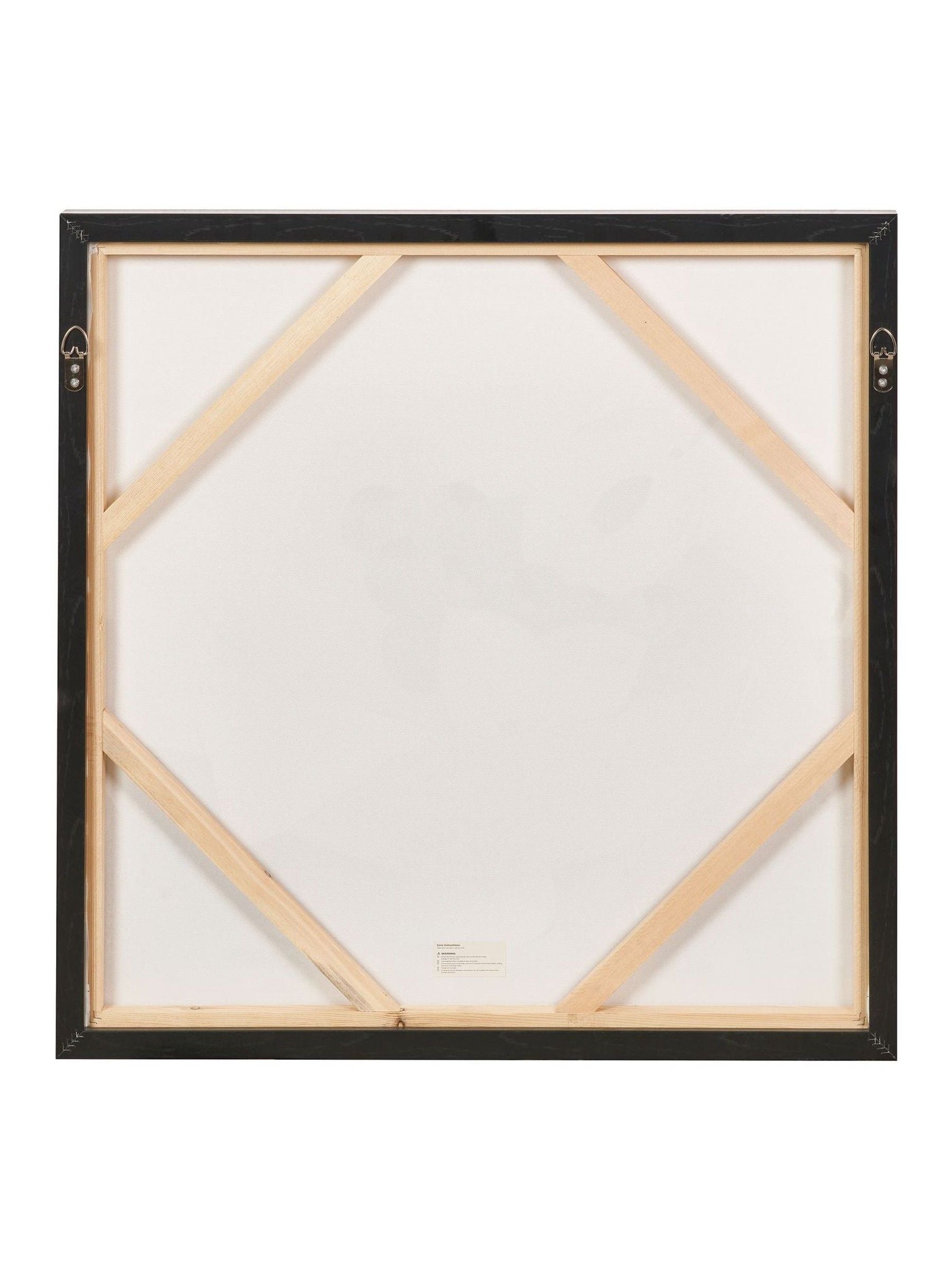 Pacific fruit canvas wall art black frame 70x70cm, imported from the UK