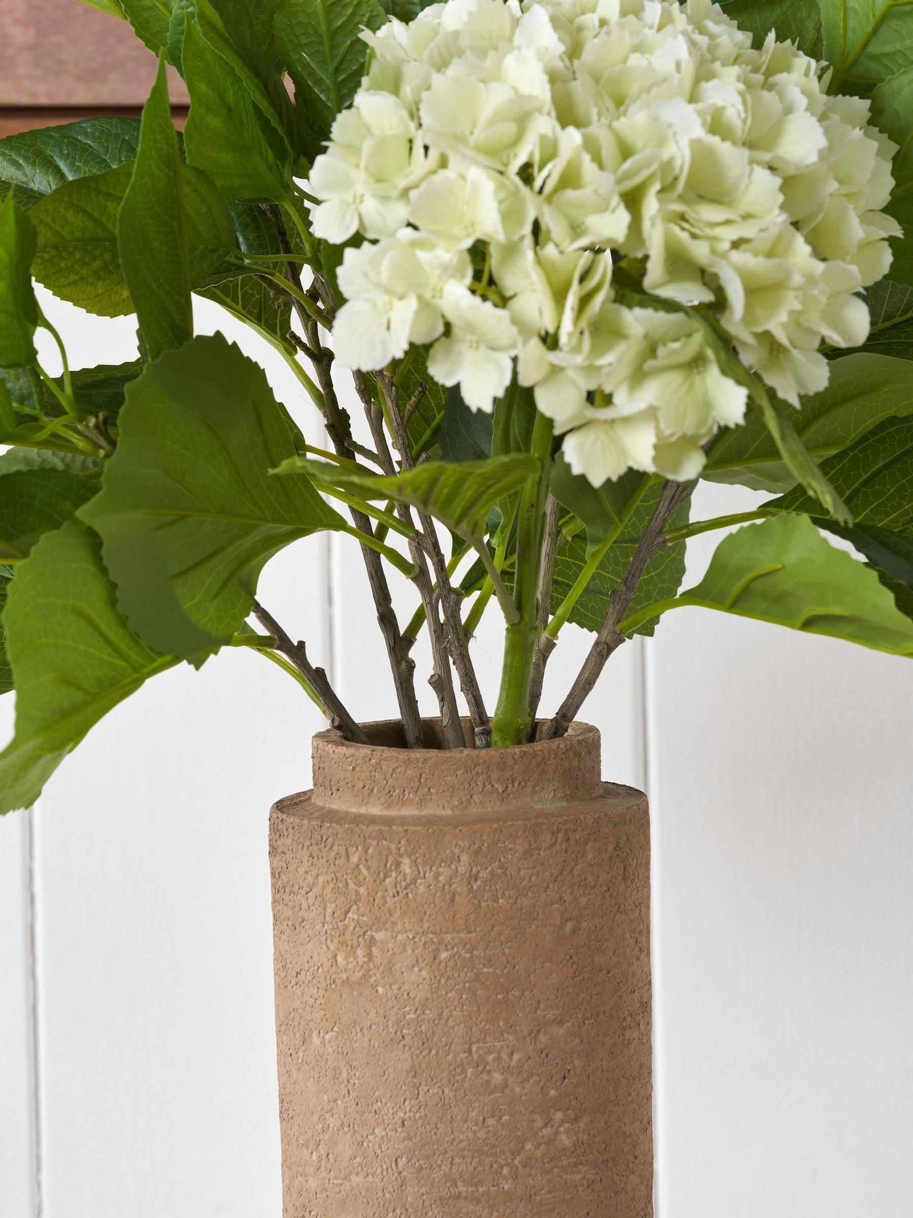 Pacific brown concrete stoneware vase 37cm (British brand)