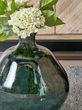Pacific green shaped glass vase 50cm, UK version