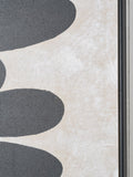 Black stone design canvas wall art, 80cm by 60cm, UK version