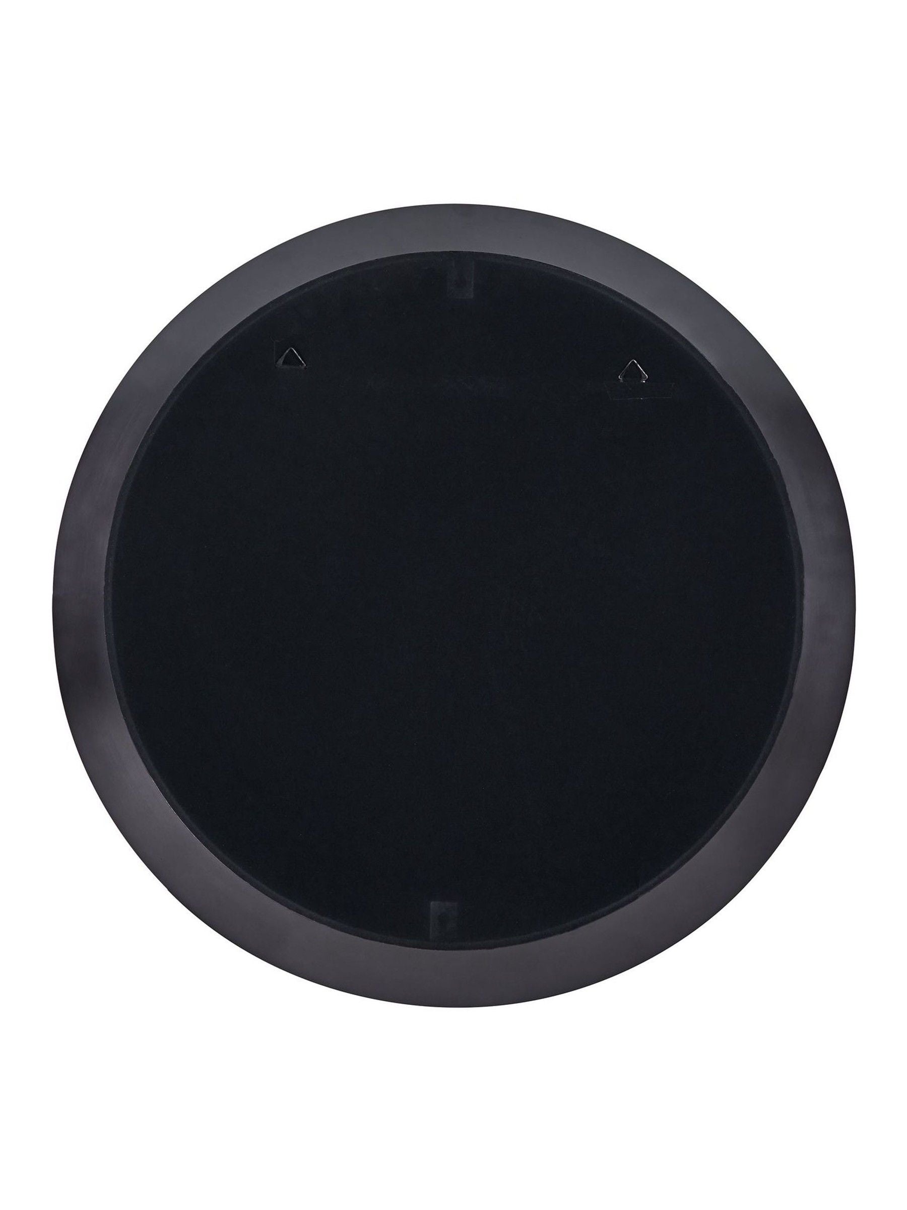 Pacific graphite metal frame round mirror 80cm, UK version