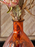 Pacific orange glass vase 59cm - British product