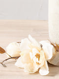 Faux magnolia stems cream pack of six 95cm (British brand)